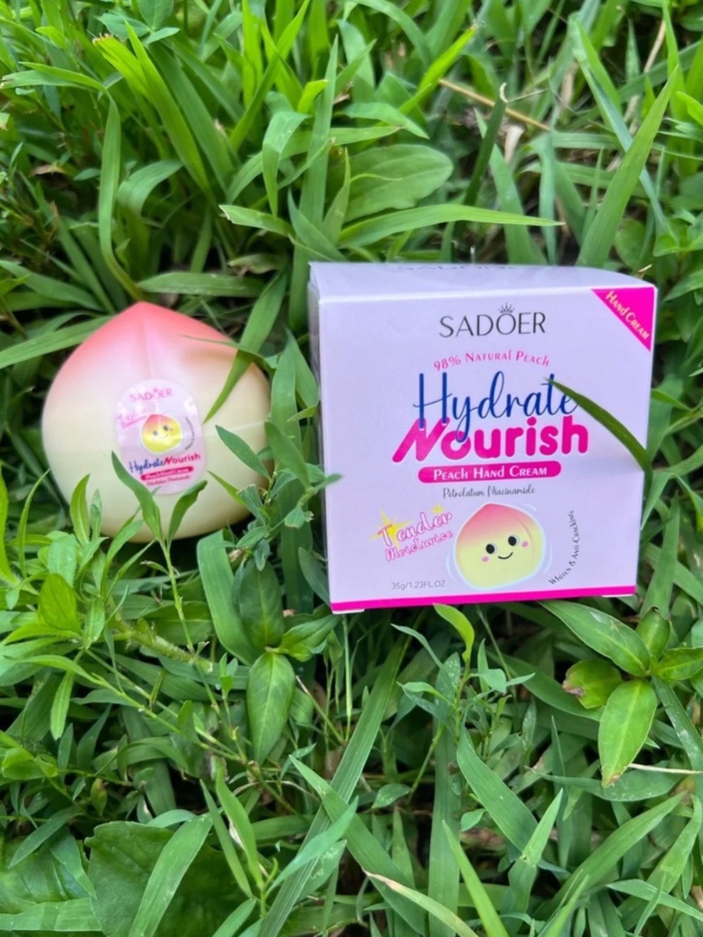 Hydrate Nourish Peach Hand Cream - Pink/Peach pc